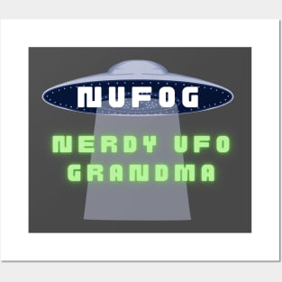 NUFOG - Nerdy UFO Grandma Posters and Art